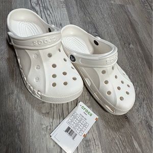 Crocs size: Men 4 / Women 6, color: white, brand new.